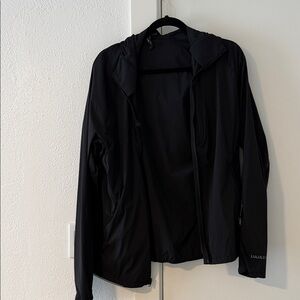 lululemon athletica Black Reflective Logo Jacket Sleeve